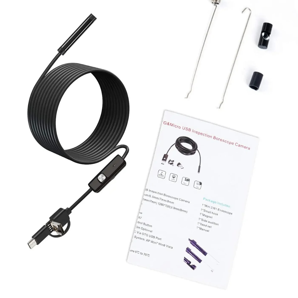 Cámara Endoscópica USB
