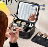Organizador de Maquillaje Personalizado Makeup Lux™ con Espejo LED .