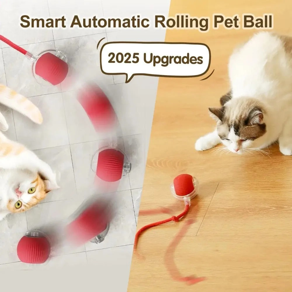 SmartBall Mascota™ – Pelota Interactiva con Movimiento Automático y Recarga USB