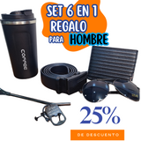 🎁 SET DE REGALO 6 EN 1 PARA HOMBRE - ELEGANCIA Y ESTILO EN UNA CAJA