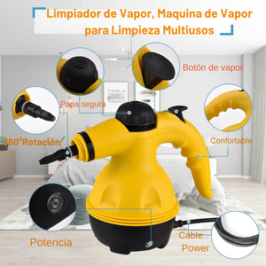 Limpiador de Vapor, Maquina de Vapor para Limpieza Multiusos:Tu arma secreta contra la suciedad