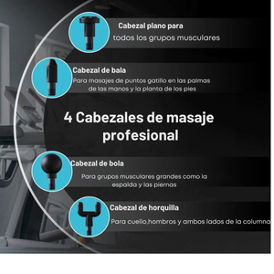 💥 POWER RELAX PRO™ – Pistola de Masaje de Tejido Profundo con Mango Extendido.Alivio inmediato en cuello, hombros, espalda y piernas – Sin pagar masajes costosos.