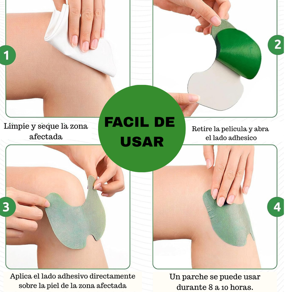 PARCHES QUE DESINFLAMAN Y ALIVIAN AL INSTANTE