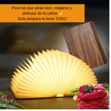 Lámpara LED plegable en forma de libro