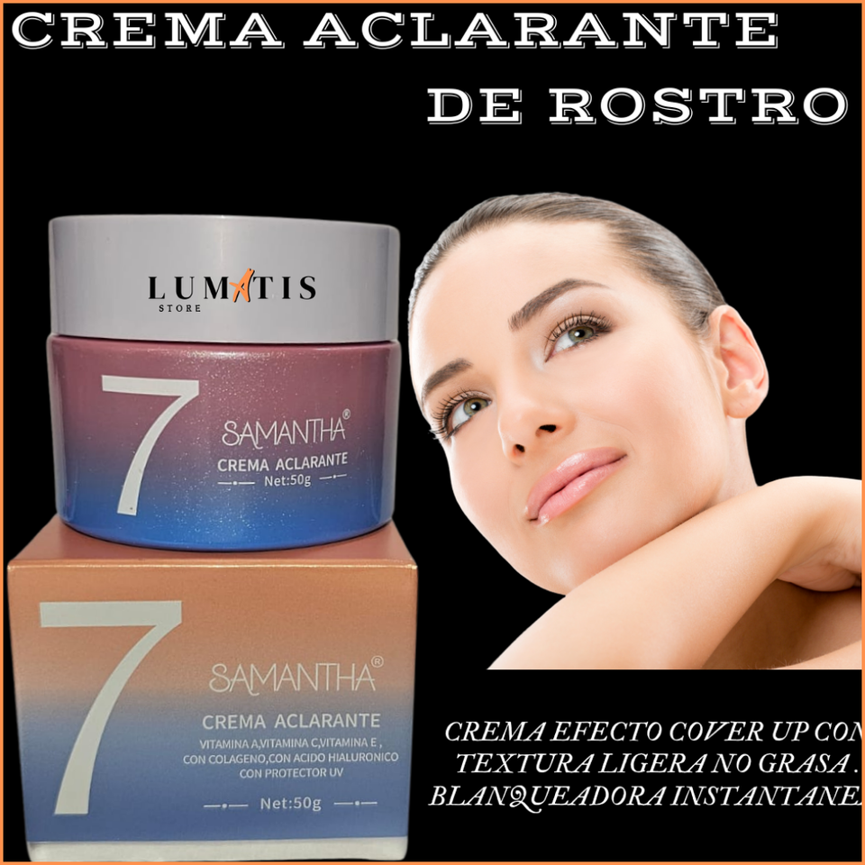 🌟 La Crema Revitalizante V7 / Aclarador Mágico Vegana 🌿 ¡Transforma Tu Piel en Solo Un Paso! 🌸
