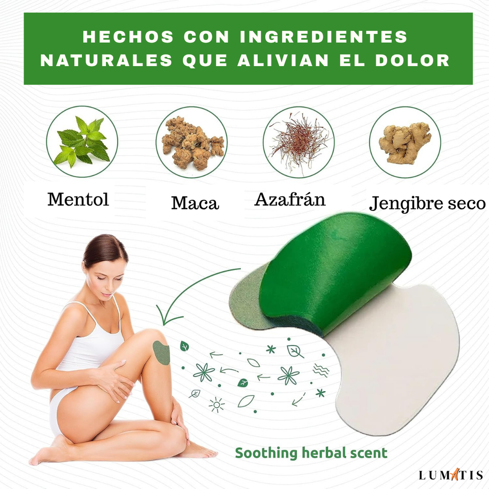 PARCHES QUE DESINFLAMAN Y ALIVIAN AL INSTANTE