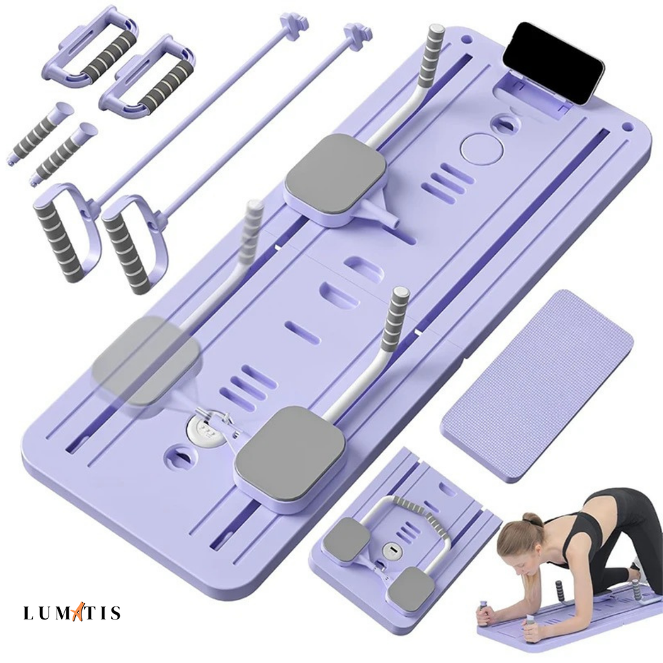 🧘‍♀️ 🟣 TABLA DE EJERCICIOS MULTIFUNCIONAL – TONIFICA, ESTIRA Y TRANSFÓRMATE + REGALO 🎁