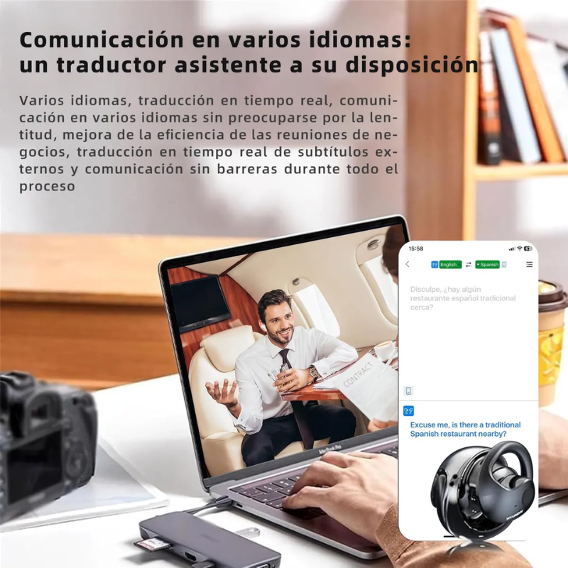 🌍 Audífono Traductor Inteligente
