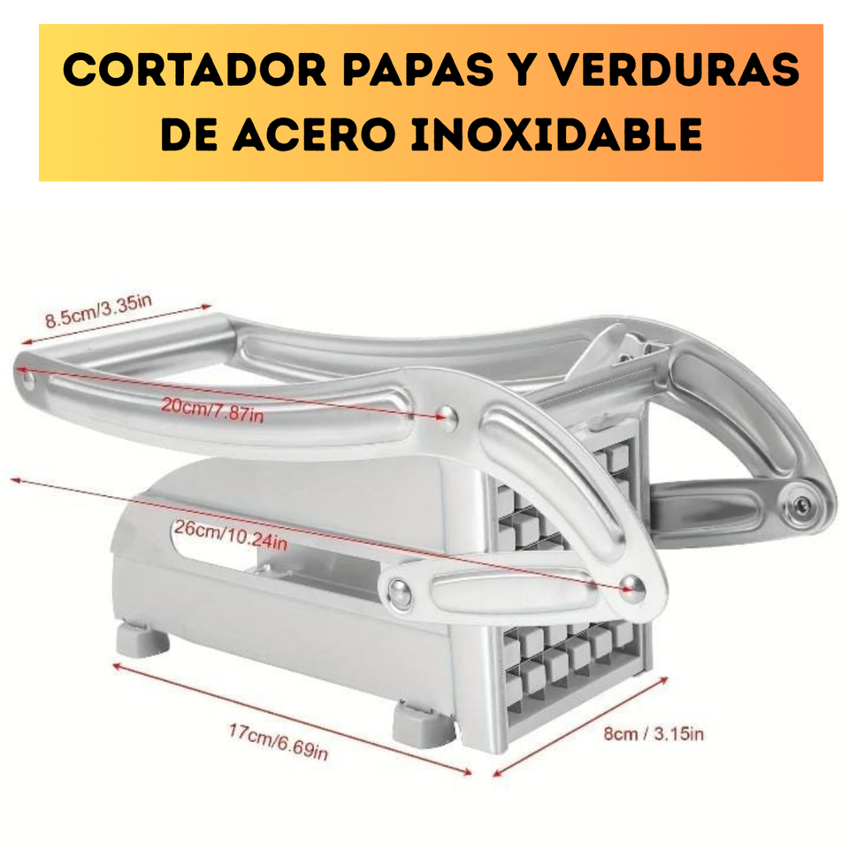🥔 Cortador de Papas Fritas Multifuncional.