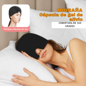 🧊🔥 GORRA  DE GEL PARA ALIVIAR  EL DOLOR DE LA MIGRAÑA – TERAPIA FRÍO Y CALOR DE GRADO MÉDICO 💆‍♀️✨