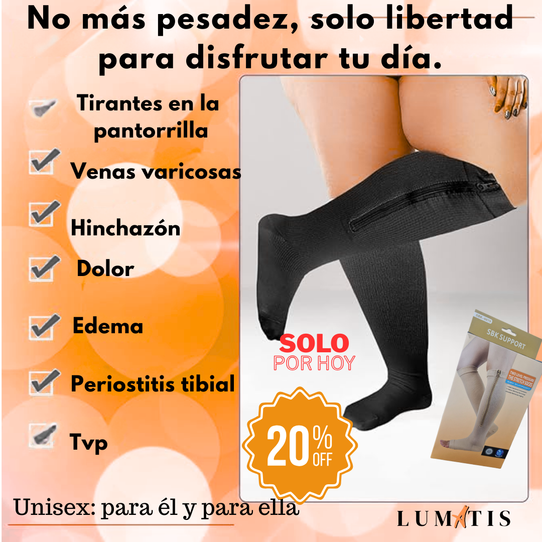 MEDIAS DE COMPRESIÓN CON CIERRE  MEDIUM