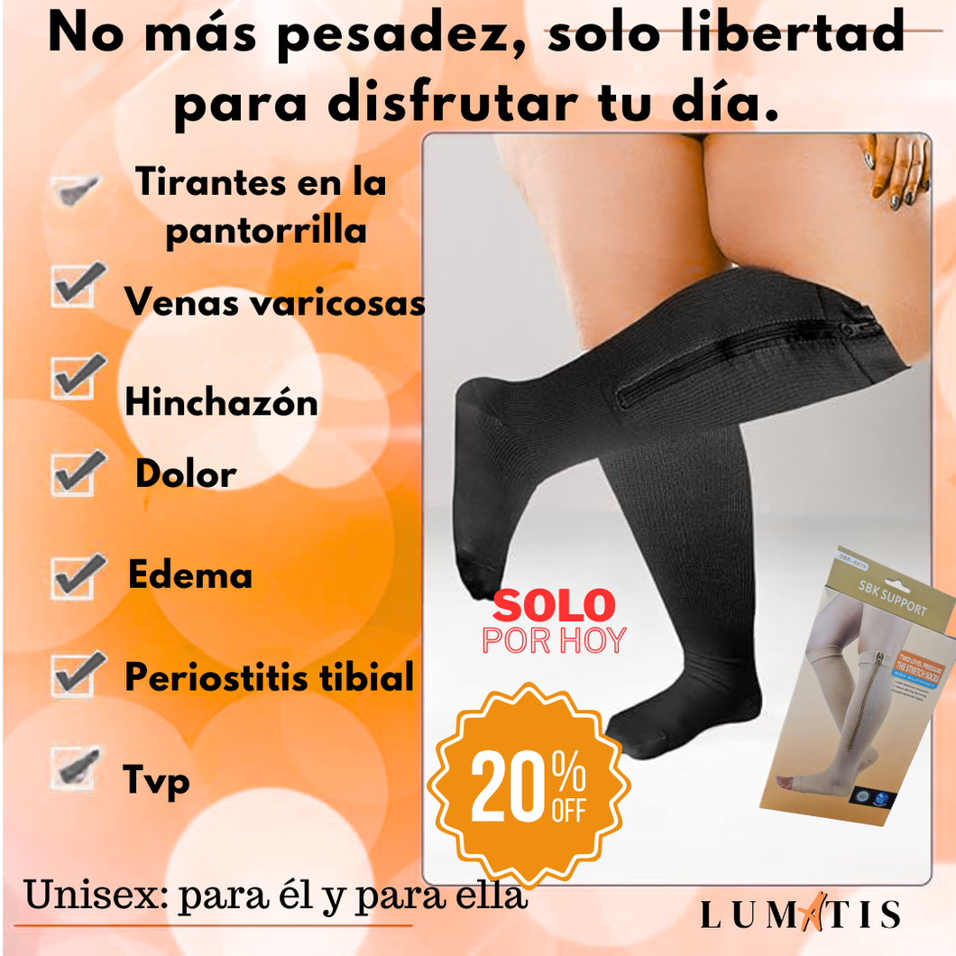 MEDIAS DE COMPRESIÓN CON CIERRE  MEDIUM