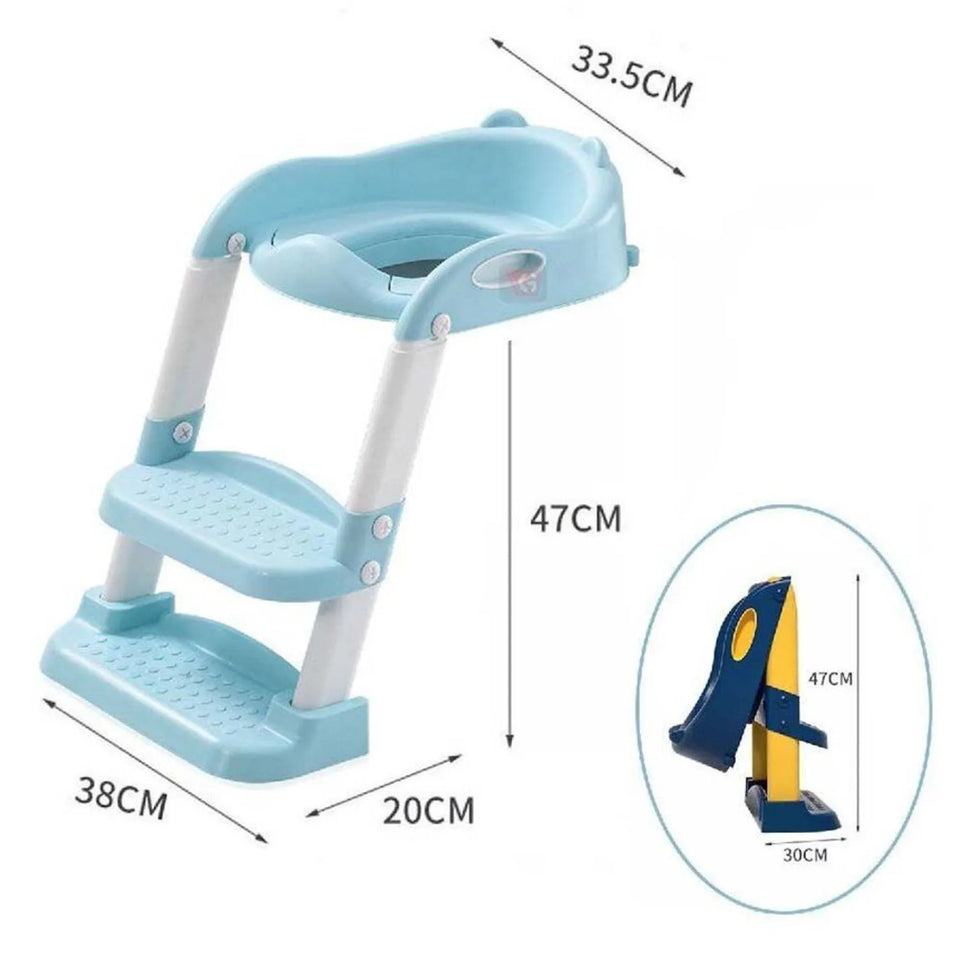 ASIENTO DE INODORO  CON ESCALERA PARA NIÑOS
