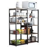 🏡 Estantería Portátil Plegable – Ideal para hogar o negocio-4 Niveles con 3 Cestas – Orden y Estilo en un Solo Producto