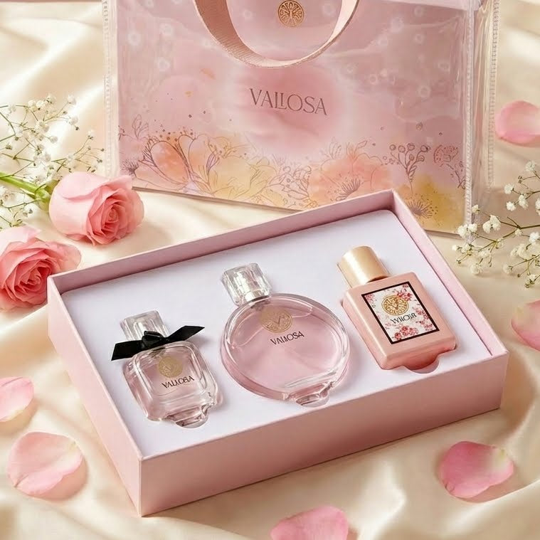 💖 SET DE PERFUMES VALIOSA 3 EN 1 – EL REGALO PERFECTO PARA MAMÁ